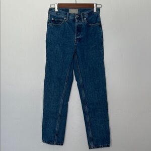 Everlane The Cheeky Jean Crop Button Fly Black Size 24